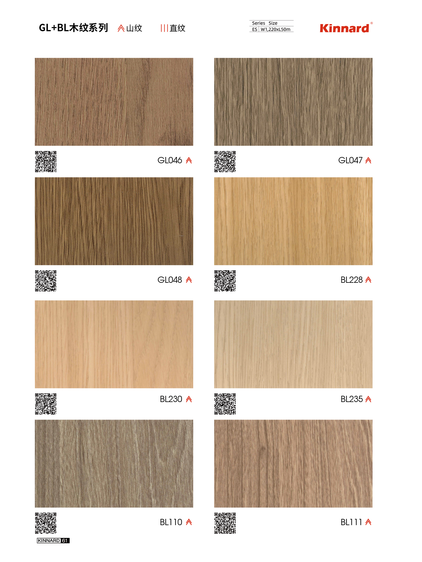 Wood Grain fireproof wallpaper