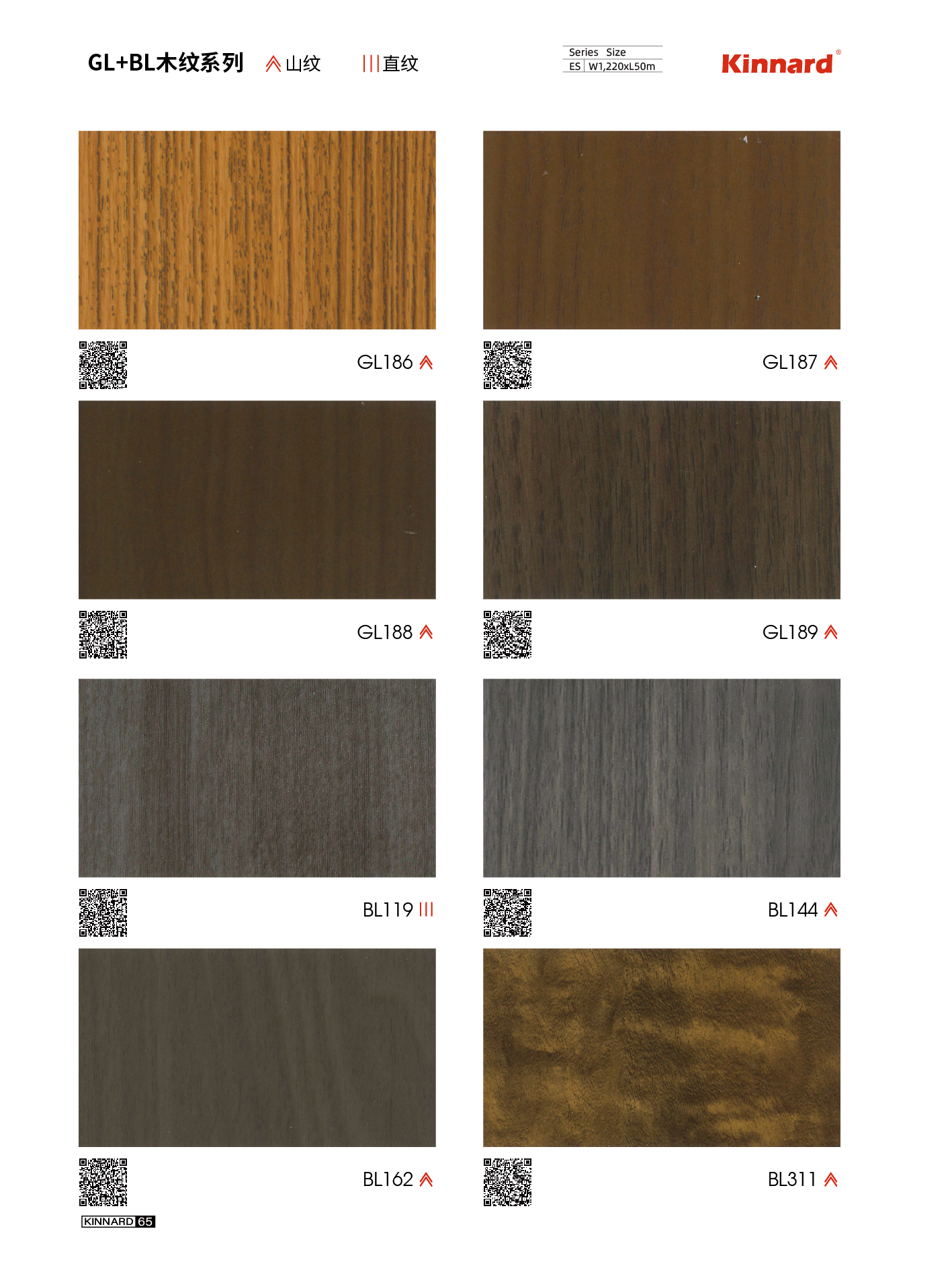 Wood Grain fireproof wallpaper