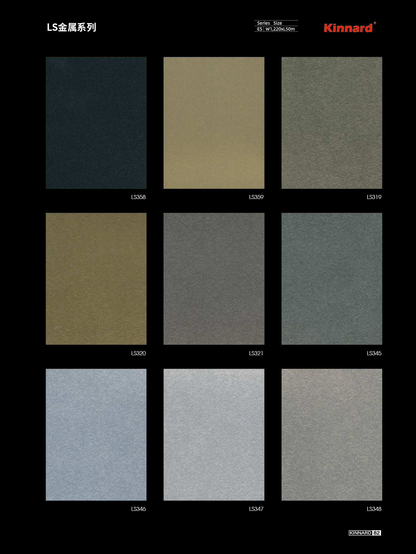 Brushed Metallic PVC Film