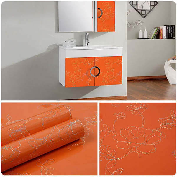 floral design PVC wallpaper