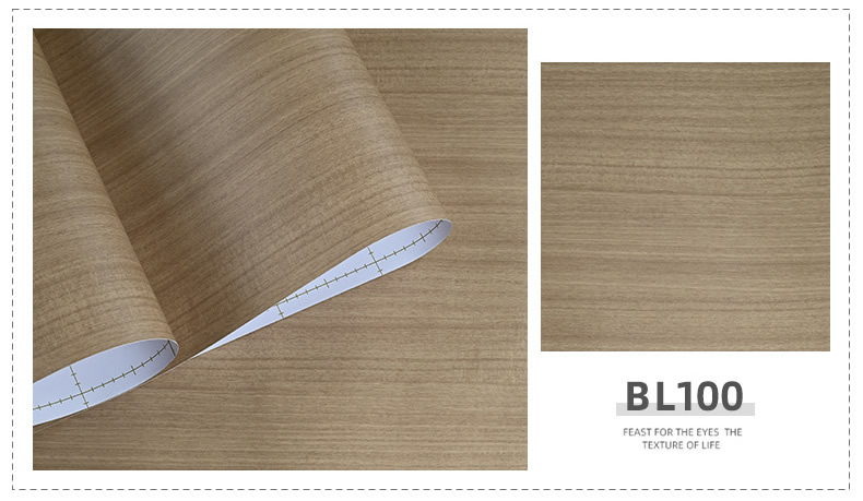 Wood grain protective film