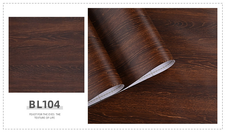 Wood grain protective film