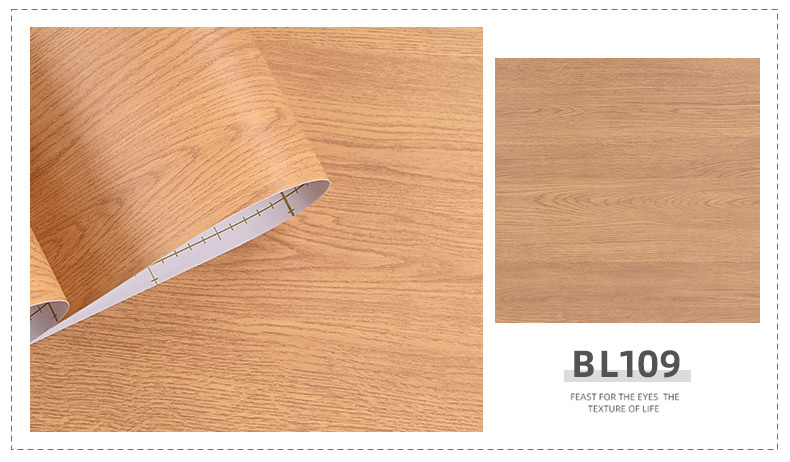 Wood grain protective film