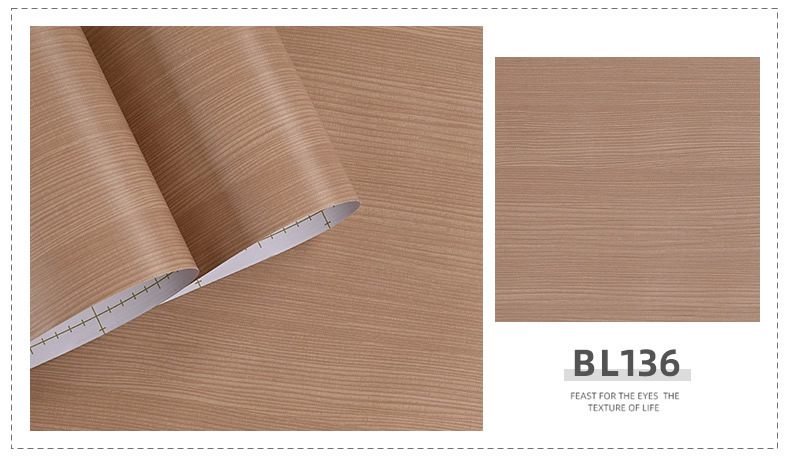 Wood grain protective film