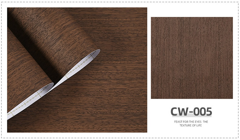 Walnut Woodgrain PVC film