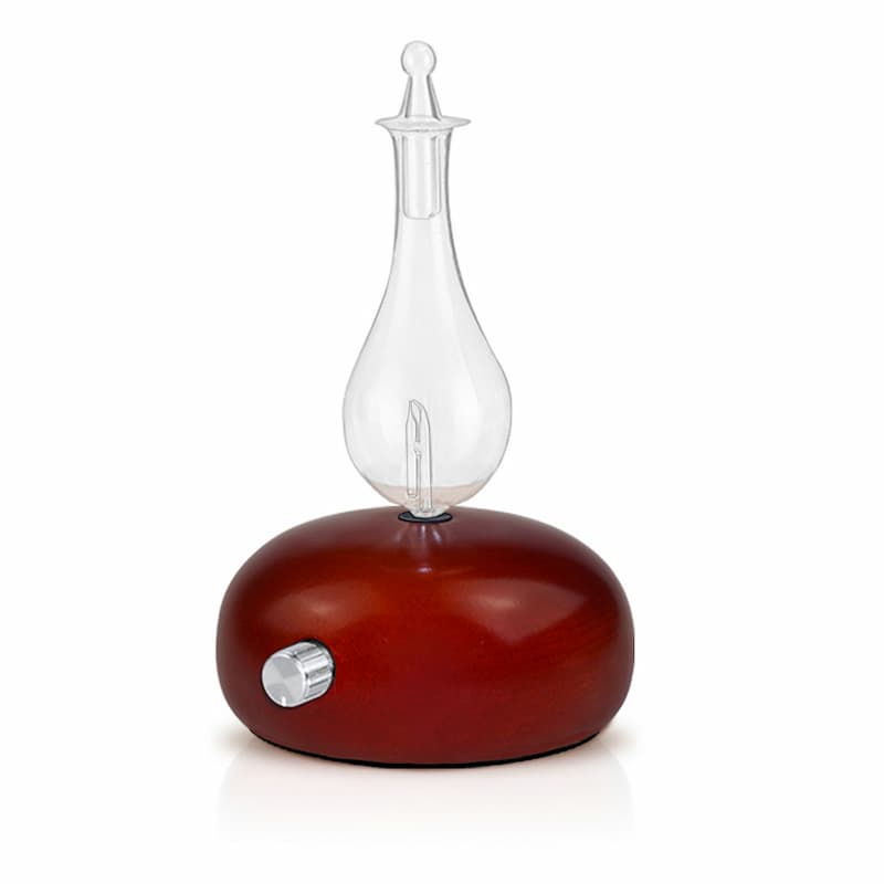 GLass Wood Essential Oil Nebulizer Waterless Cold Air Aromatherapy Aroma Oil Diffuser For Home
