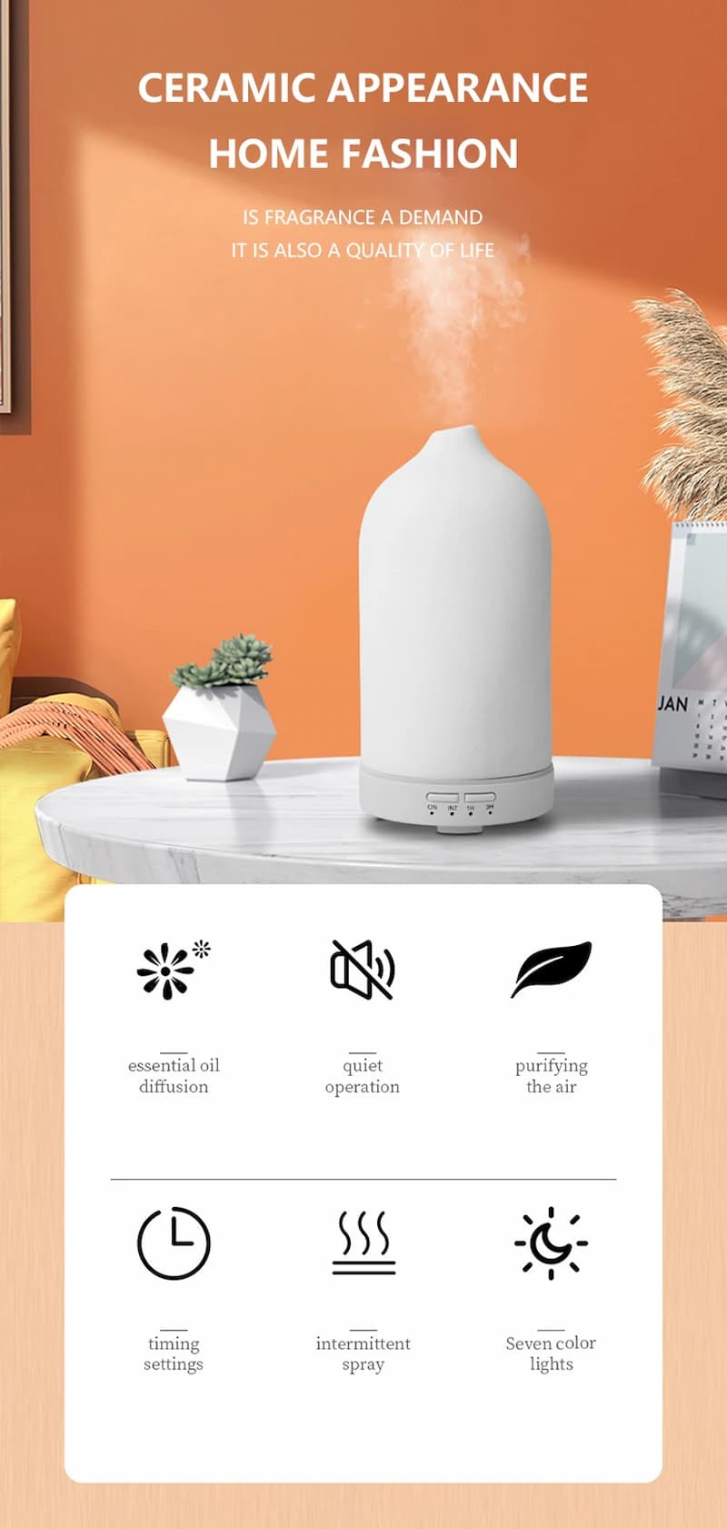 ceramic essential oil diffuser