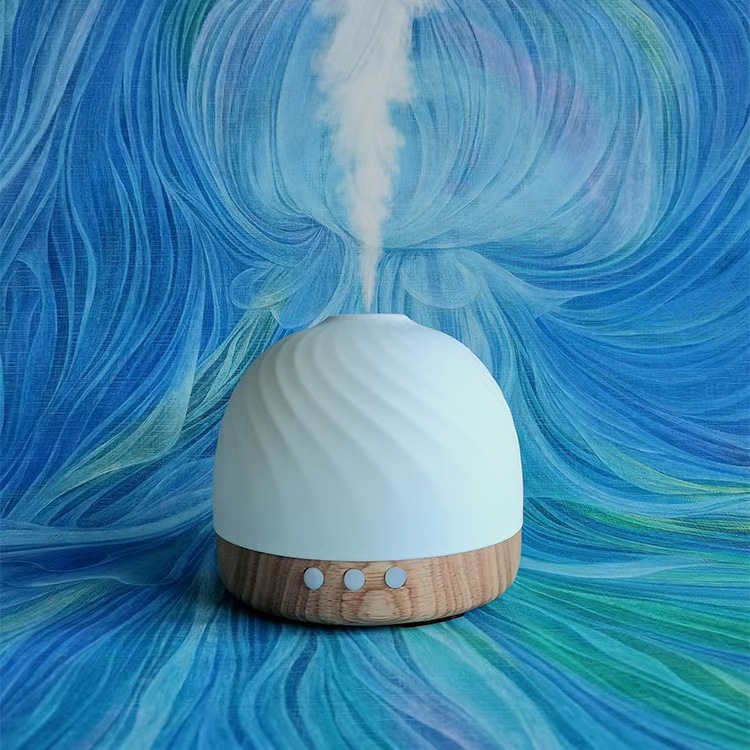 Hot Sale Ceramic Ultrasonic Essential Oil Diffuser White Grey Stone USB Doterra Diffuser