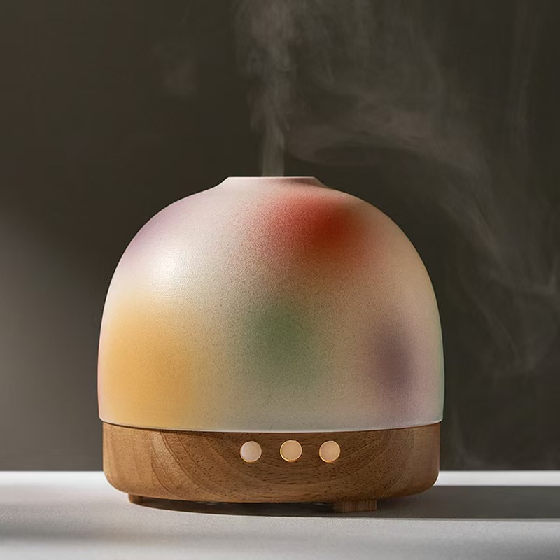 Hot Sale Ceramic Ultrasonic Essential Oil Diffuser White Grey Stone USB Doterra Diffuser