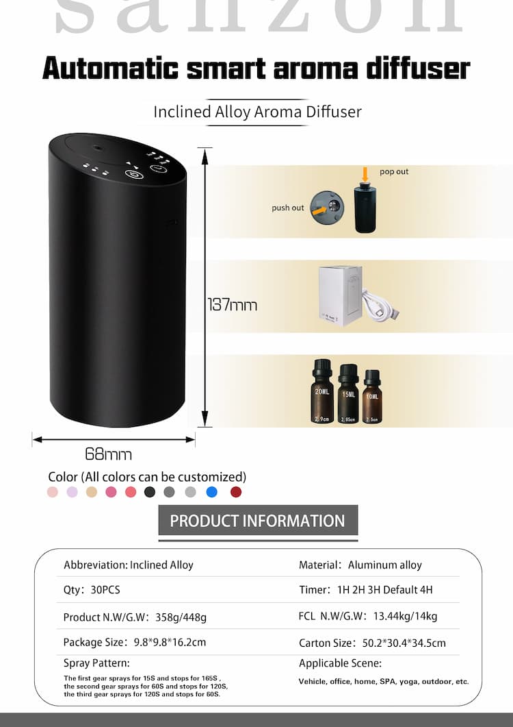 essential oil diffuser waterless