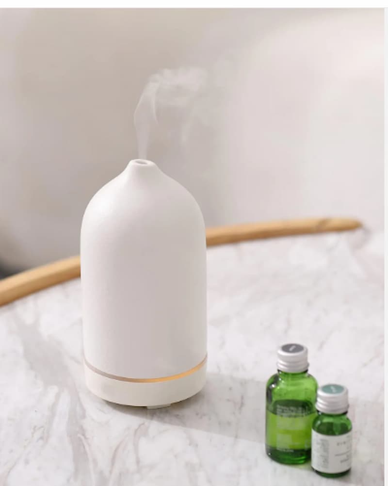 Electric Ceramic Essential Oil Ultrasonic Diffuser 100ml Aroma Diffuser Factory