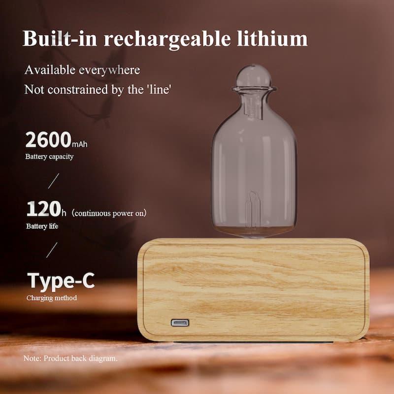 Wireless No Water Electric Wood Glass Oil Nebulizer Diffuser With Cold-Air Technology Bulk Order Supplier