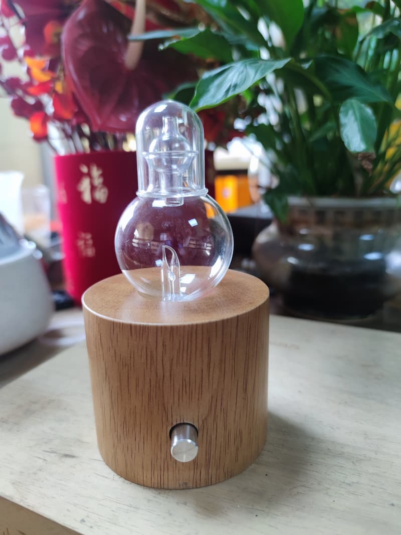 2026 Wholesale Price Waterless Aroma Nebulizing Diffuser Orb Bulk Supplier Cold Air Best Glass Wood Concrete Essential Oil Nebulizer