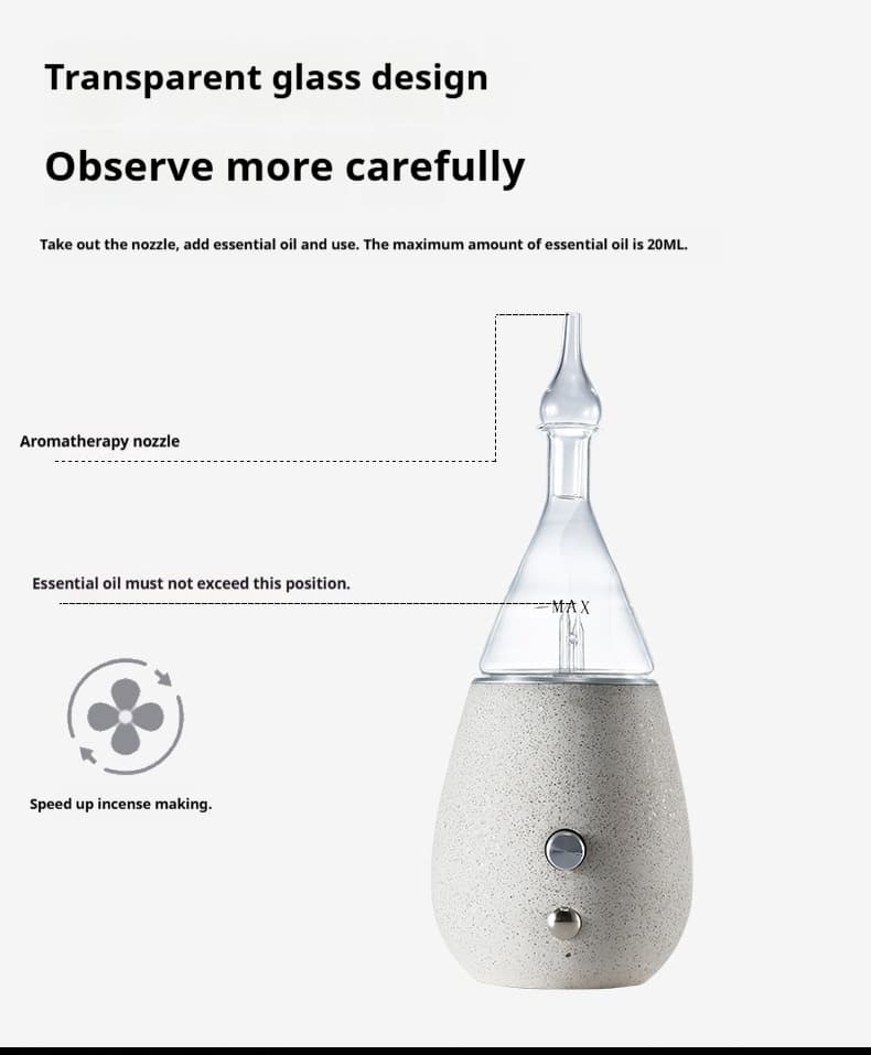 cement aroma oil diffuser