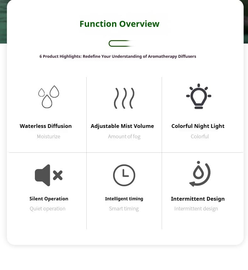 waterless nebulising diffuser