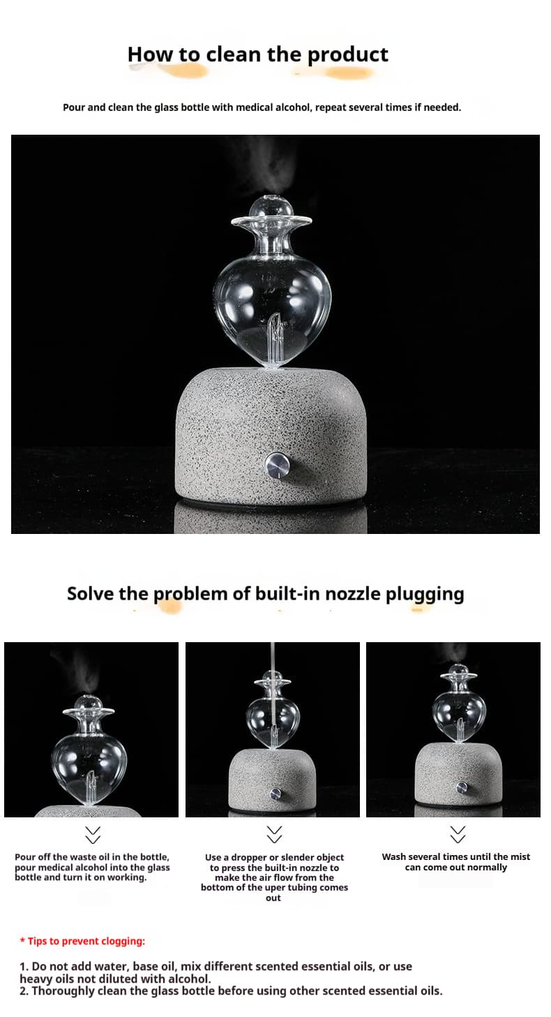 waterless nebulising diffuser