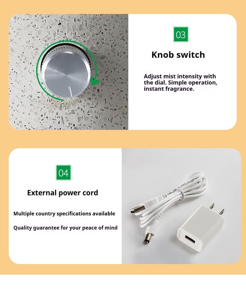 concrete nebulizing diffuser