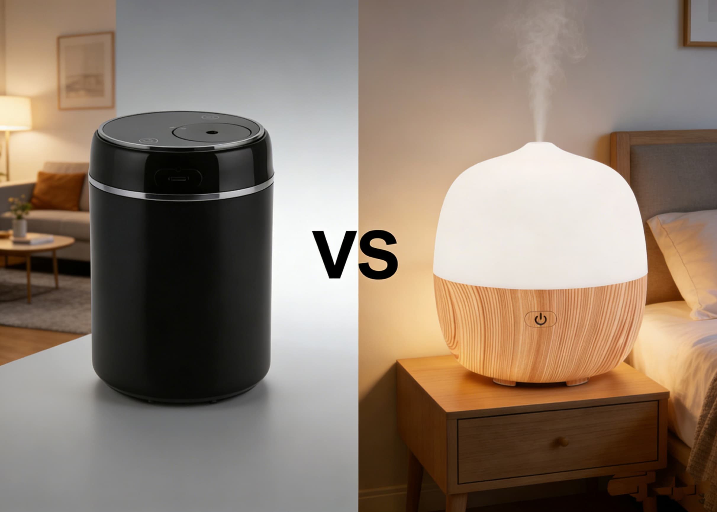 Comparing Waterless Diffusers with Water-Based Diffusers