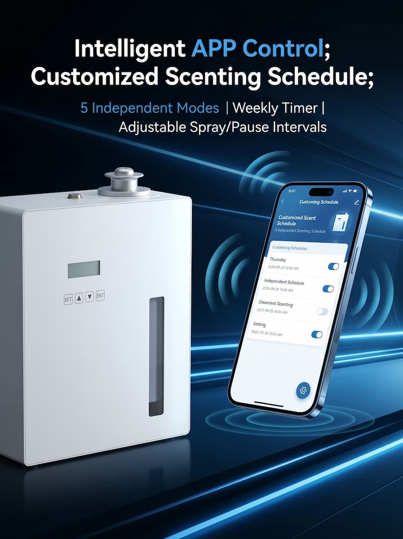 HVAC diffusers whole home fragrance