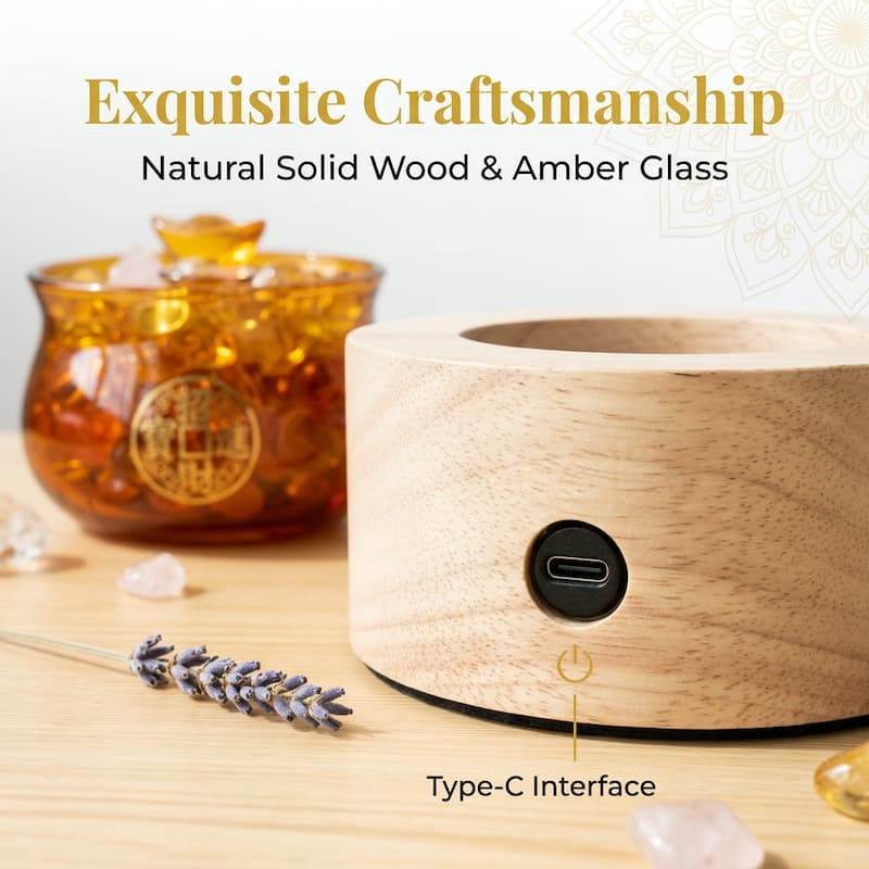 New Arrival Wholesale Nebulizing Diffusers Waterless Wood & Glass Cold Air Essential Oil Nebulizer Custom Logo