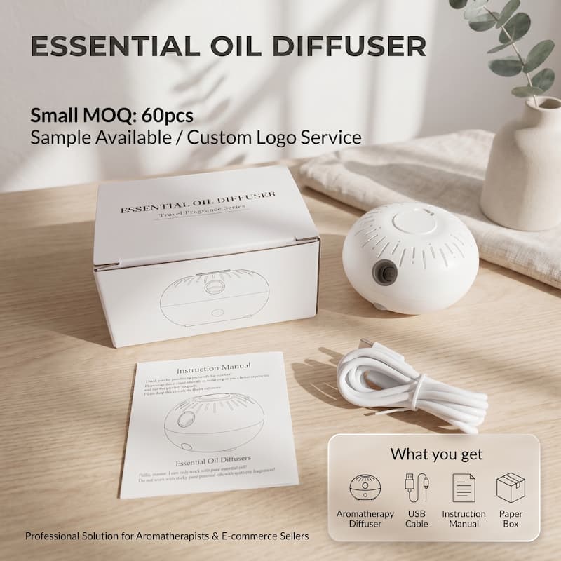 Doterra Bubble Diffuser Wholesale Supplier Essential Oil Waterless Motion Sensor Custom Logo Aroma Diffuser Manufacturer