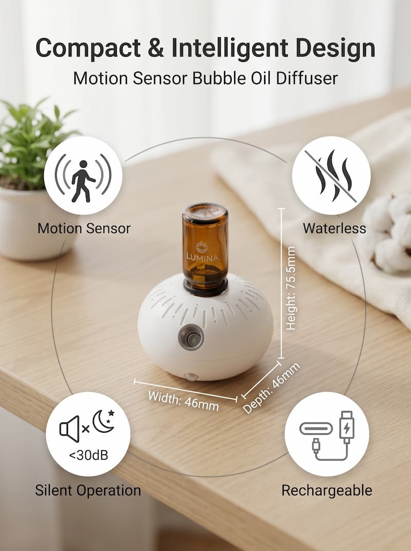 motion sensor bubble oil diffuser motion sensor bubble oil diffuser