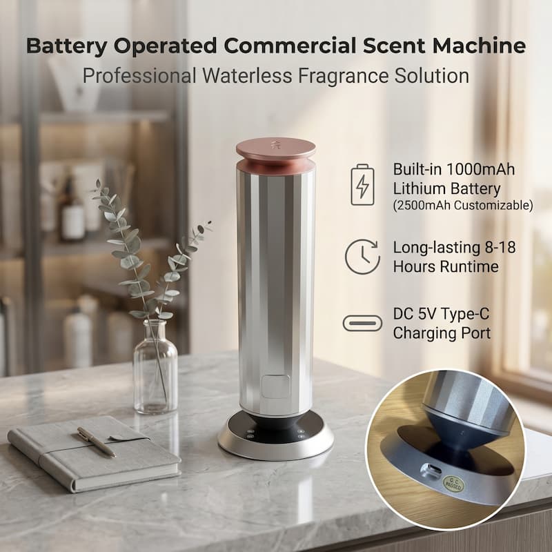 2026 New Generation Radar Induction Scent Diffuser & Aroma Diffuser Machine Manufacturer Waterless Cold Air Tech Fragrance Oil Diffuser For Business