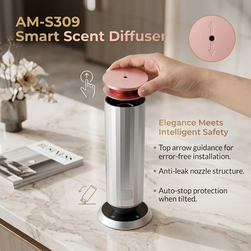 2026 New Generation Radar Induction Scent Diffuser & Aroma Diffuser Machine Manufacturer Waterless Cold Air Tech Fragrance Oil Diffuser For Business
