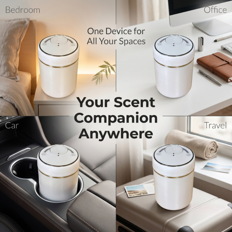 Car Scent Diffuser Manufacturer China Mini Nebulizer Diffuser Factory Supplier Two-Fluid Technology Without Water