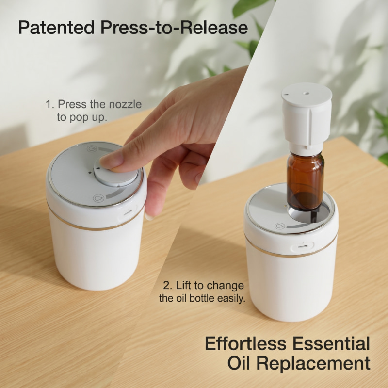Car Scent Diffuser Manufacturer China Mini Nebulizer Diffuser Factory Supplier Two-Fluid Technology Without Water