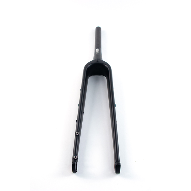 Road Bicycle Fork Full Carbon Fiber Gravel Fork 28.6mm Disc Brake Bike Fork Thru Axle 12X100mm