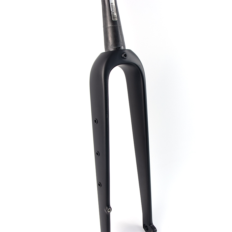 Road Bicycle Fork Full Carbon Fiber Gravel Fork 28.6mm Disc Brake Bike Fork Thru Axle 12X100mm