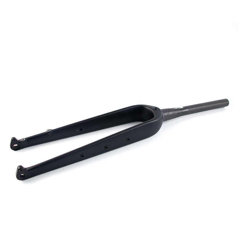 Road Bicycle Fork Full Carbon Fiber Gravel Fork 28.6mm Disc Brake Bike Fork Thru Axle 12X100mm