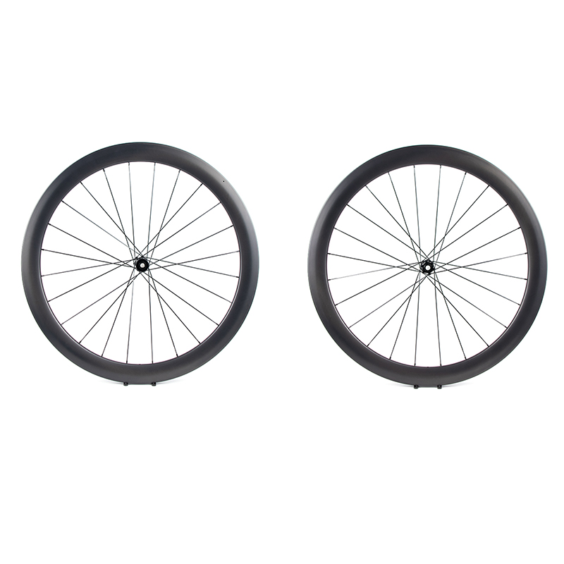 Carbon Fiber Road Bike Wheels 50mm Clincher /Tubeless Ready Wheelset 700c Racing Bike Wheel