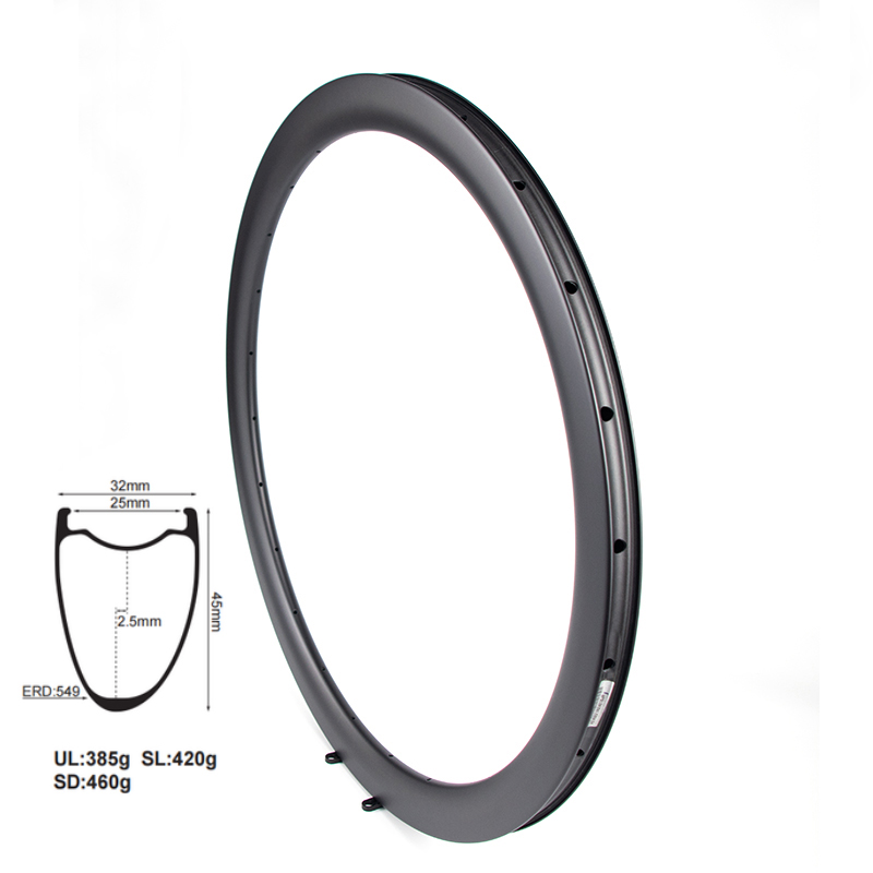Toray Carbon Fiber Road Bicycle Rims For Rider
