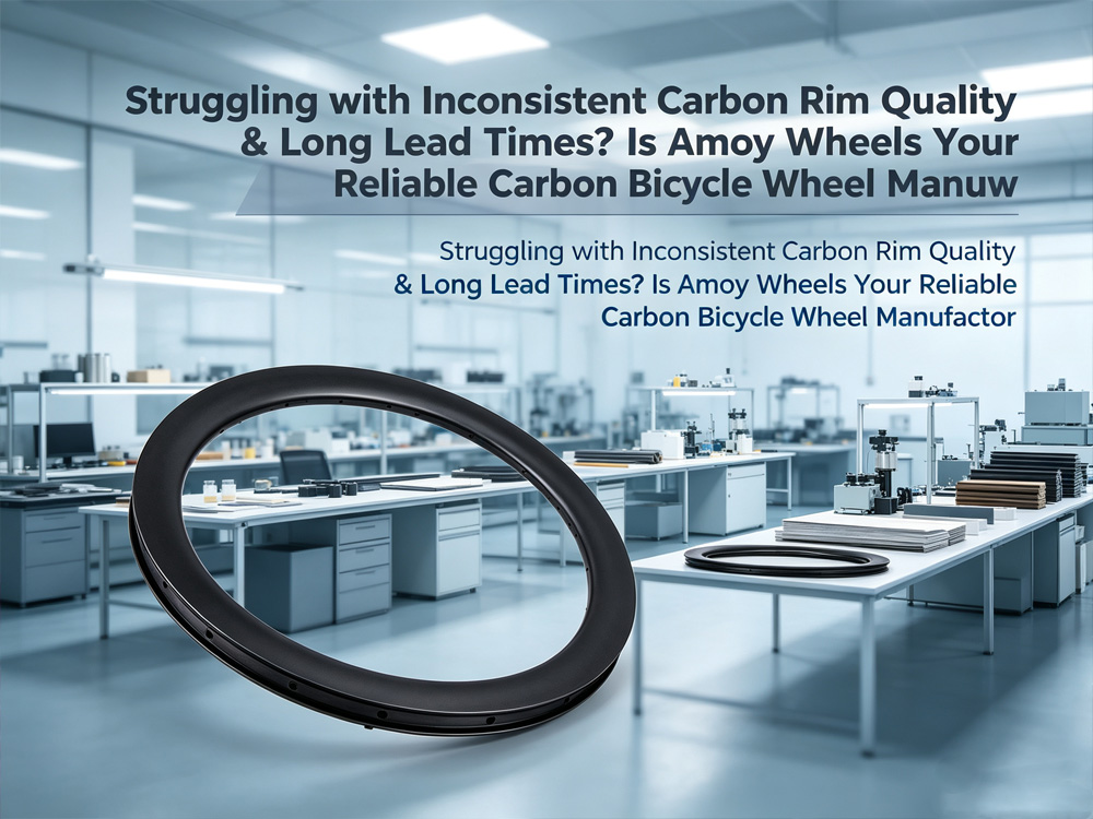 ¿Tienes problemas con la calidad inconsistente de las llantas de carbono y los largos plazos de entrega? ¿Es Amoy Wheels tu fabricante confiable de ruedas de carbono para bicicletas?