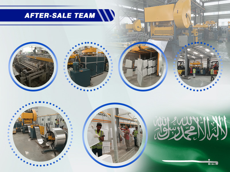 metal ceiling production line