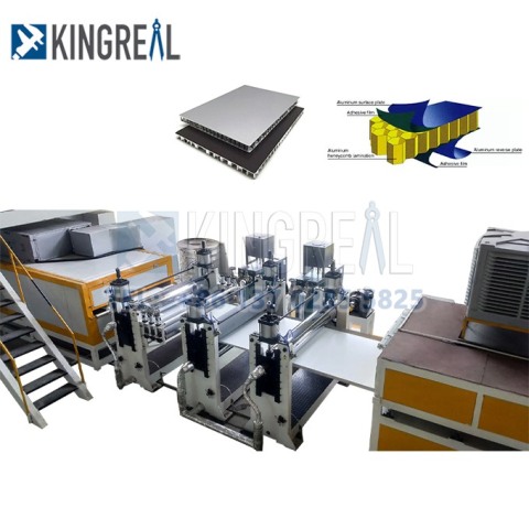 Ligne de production entièrement automatique de panneaux alvéolaires en aluminium
