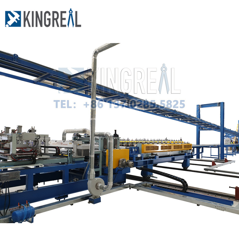 Sandwich panel making machine