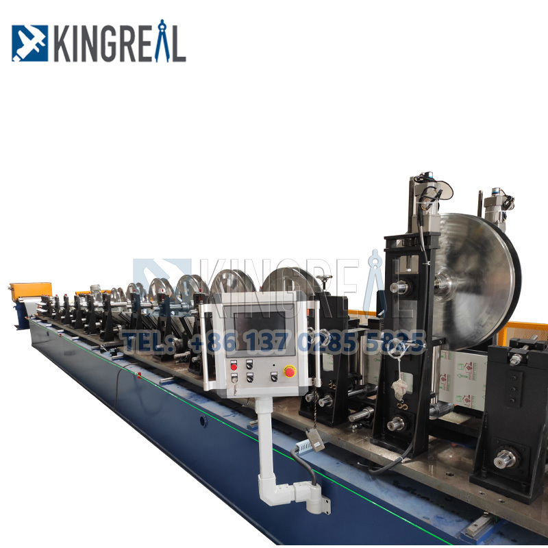 Línea de perfilado de techos con deflectores en U de 300 mm