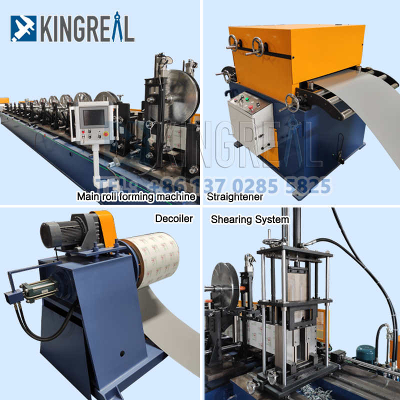 300MM U Baffle Ceiling Roll Forming Line