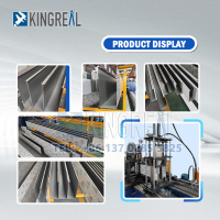 Línea de perfilado de techos con deflectores en U de 300 mm