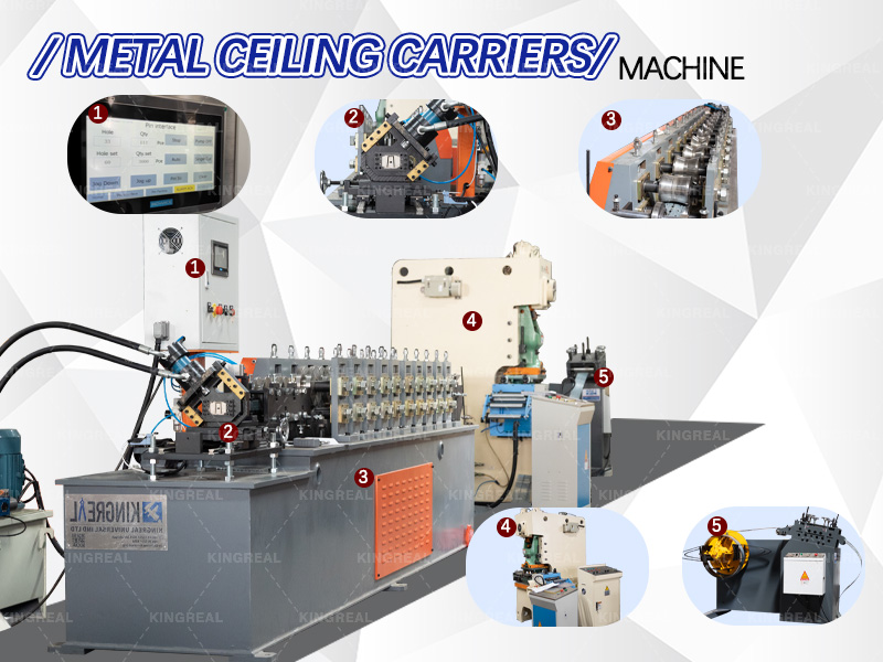 Metal Ceiling Carrier Machine