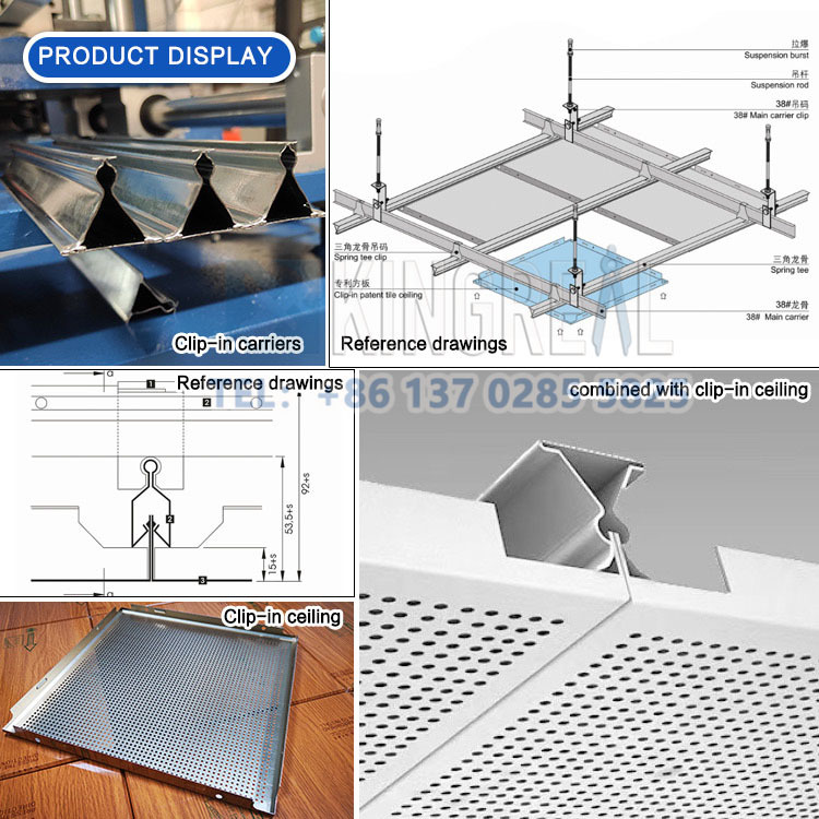 Spring Tee CLIP IN Carrier Roll Forming Machine