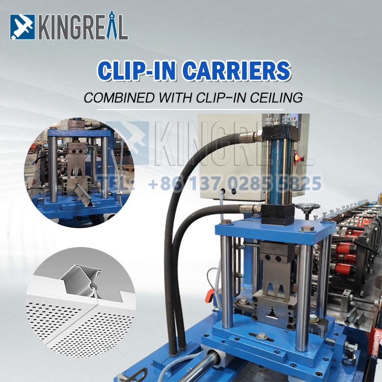 Spring Tee CLIP IN Carrier Roll Forming Machine