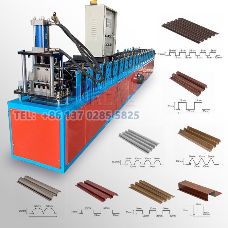 metal sheet roll forming machine