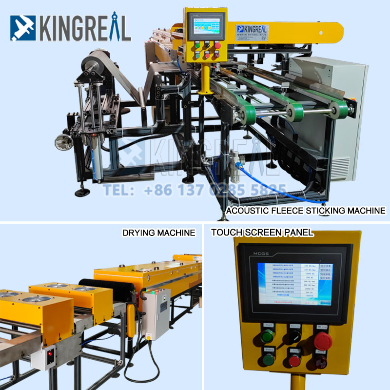 Full Perforated Acoustical Ceiling Tile Textile Stick Machine