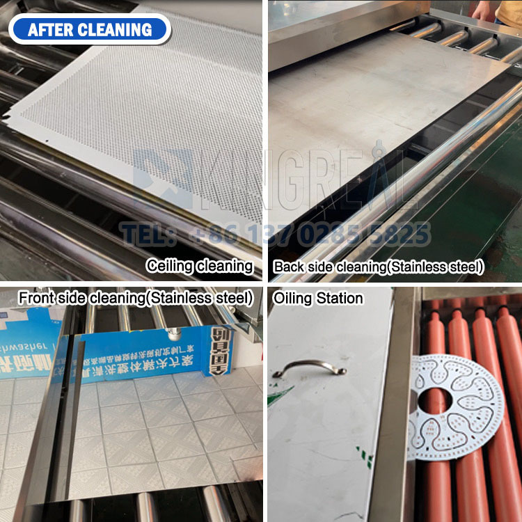 Metal Sheets Cleaning Degreasing Machine