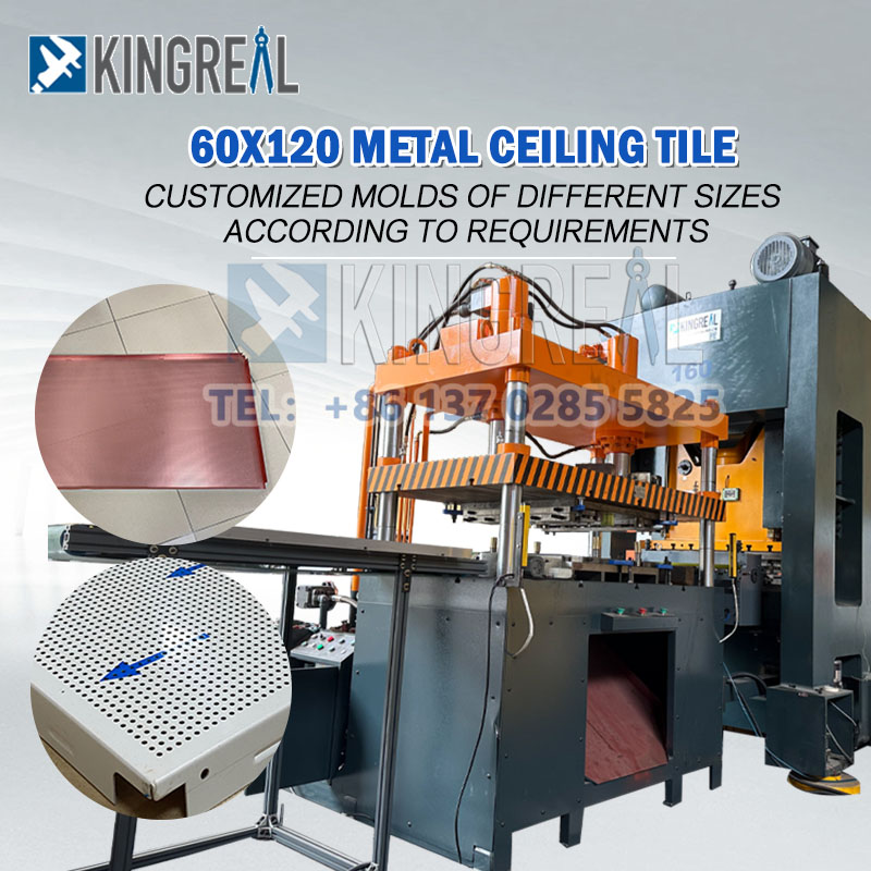 120X60CM Metal Ceiling Tiles Production Line