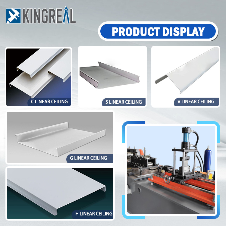 linear strip ceiling production line